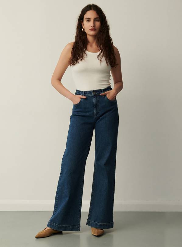FINERY Gio Wide Leg Jeans 30